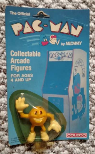 Vintage Pac Man Arcade Video Game Figure Nip Rare Picclick
