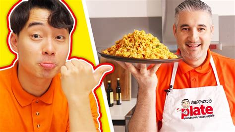 Uncle Roger Review Crazy Italian Chef Egg Fried Rice Youtube