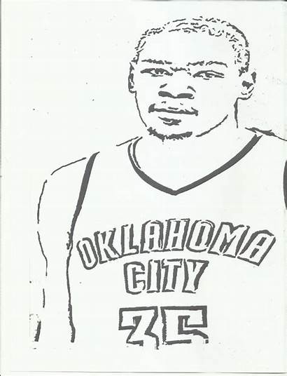 Coloring Pages Lebron James Shoes Kevin Durant