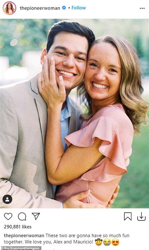 Alex — who's the spitting image of her mom — and her fiancé, mauricio scott, met their freshman year at texas a&m. Pioneer Woman Ree Drummond lets daughter Paige, 20, try on ...