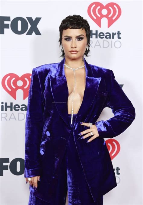 Demi Lovato Shows Off Nice Cleavage At The 2021 Iheartradio Music Awards 53 Photos Thefappening