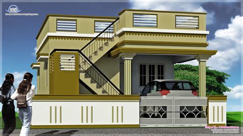 2 South Indian House Exterior Designs ~ Style House 3d Models