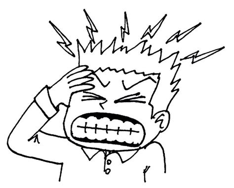 Easy Drawing Of Headache Clip Art Library