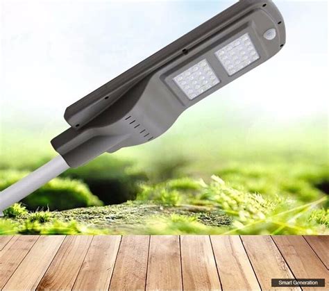 refletor luminária pública poste solar led 40w com controle r 294 25 em mercado livre