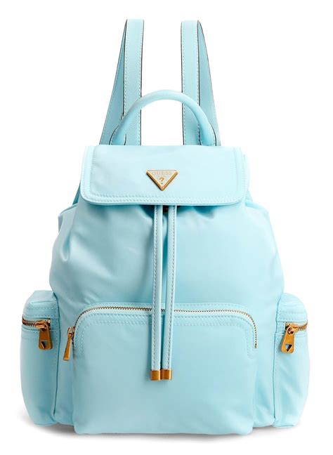 Guess Backpack Eco Gemma Backpack Aqua Buy Bags Purses And Accessories