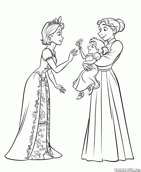 Download and print this printable rapunzel coloring pages d4vif for the cost of nothing, only at everfreecoloring.com. Coloring page - Meeting Flynn and Rapunzel