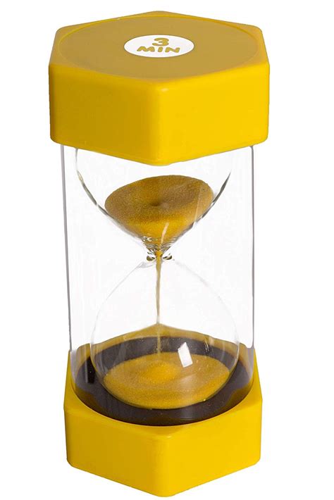 Sand Timer Hourglass Set 1 Min 3 Min 5 Min Colour Coded Sand Clock