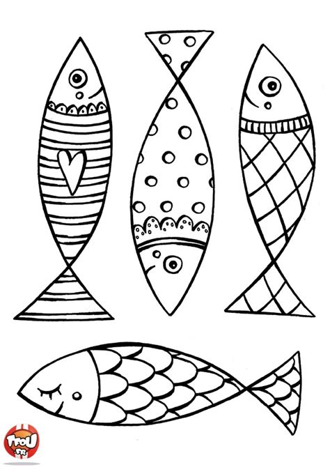 Le blog poisson d'avril 2016 idées de poissons d'avril à imprimer pour faire un coloriage. {Printable} ☼ Coloriages Poissons d'Avril ☼ - Créamalice