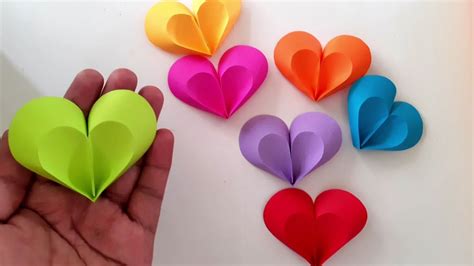 Diy Paper Heart How To Make Easy And Simple Heart Origami Paper For