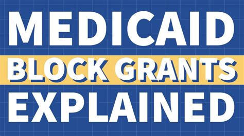 Medicaid Block Grants Explained Cms Allows States To Block Grant