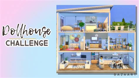 Dollhouse Challenge The Sims 4 Speedbuild Youtube