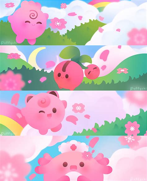 Puffychi Pink Pokémon 🌸🍃