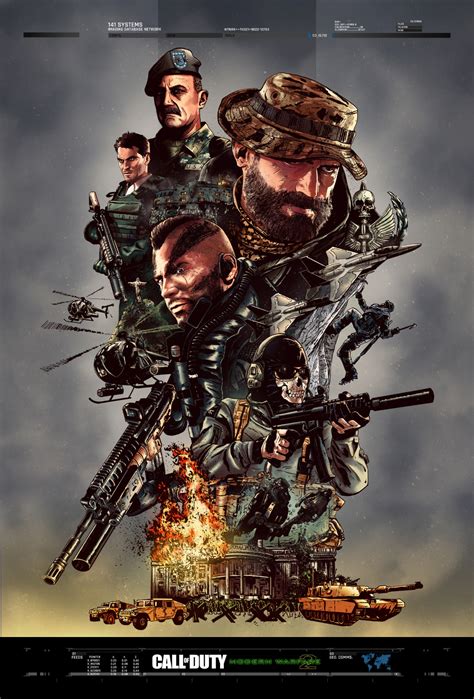 Call Of Duty Modern Warfare 2 Poster Behance