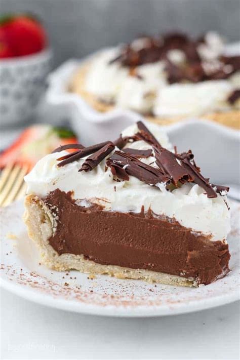 Creamy Old Fashioned Chocolate Pie Recipe Beyond Frosting