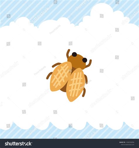 Illustration Cute Cicada Icon Stock Vector Royalty Free 1436556956 Shutterstock