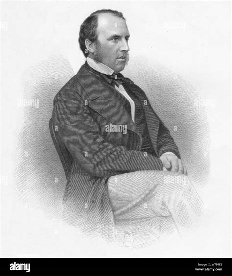 Right Hon Viscount Canning 1859 Artist William Roffe Stock Photo