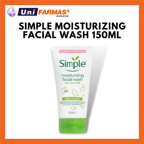 Simple Kind To Skin Moisturizing Facial Wash 150ml Shopee Malaysia