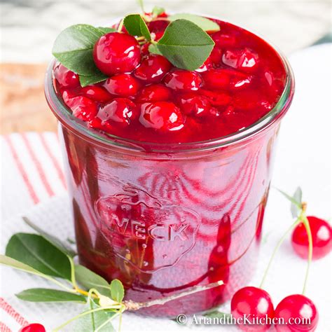 Easy Sour Cherry Sauce Art And The Kitchen