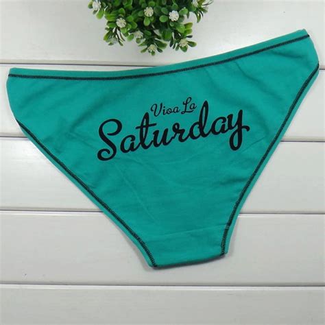 7pcsbag Women Funny Days Of The Week Underwear Buy Funny Underwear