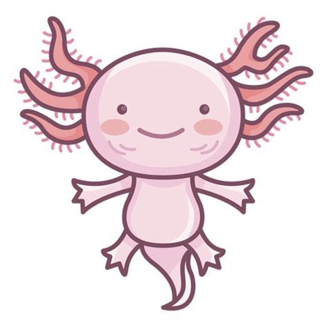 Cute Axolotl Character Png And Svg Design For T Shirts