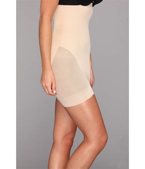 Lyst Miraclesuit Extra Firm Sexy Sheer Shaping Hi Waist Slip In Natural