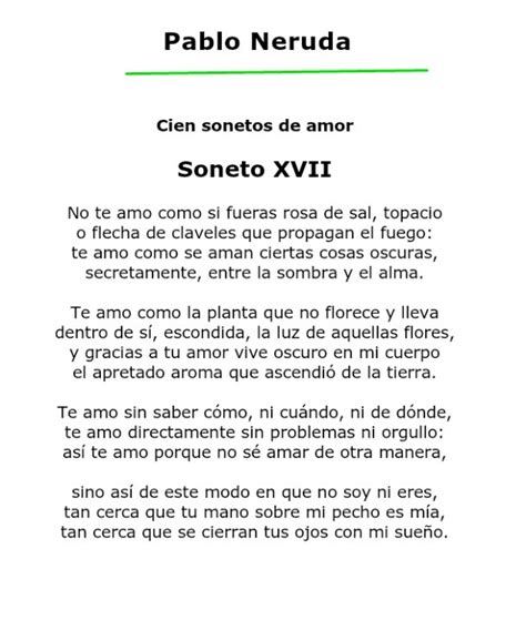 Soneto Sonetos De Amor Poemas Poesía