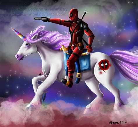 Deadpool And His Unicorn By Chelseafavre On Deviantart