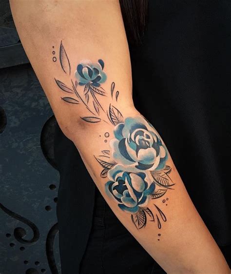 Cute Arm Flowers Tattoo Inkstylemag