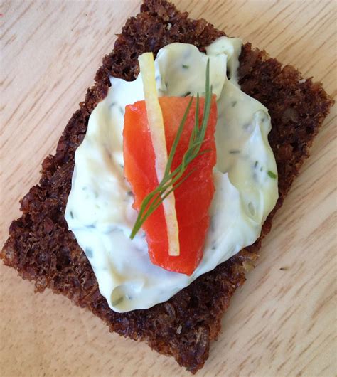 Sprigs Of Rosemary Smoked Salmon And Goat Cheese Toasts And A Winner