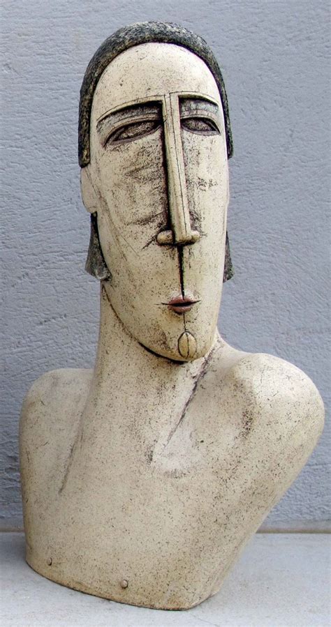 Ceramic Sculpture Ceramic Bust Sculpture Beautiful Man In 2020 Bust