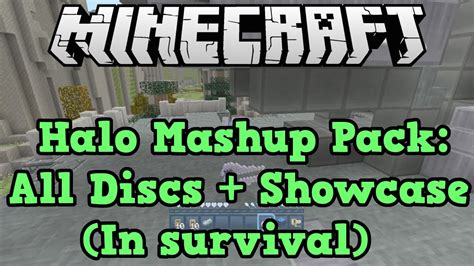 Minecraft Halo Mashup Pack World All Discs Survival Youtube