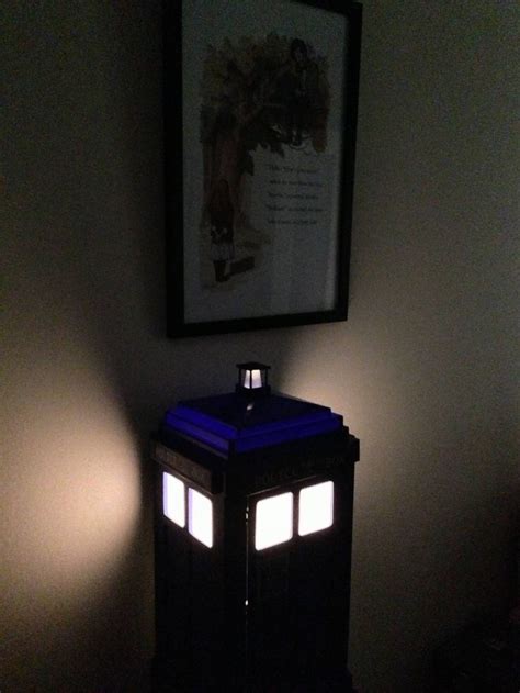 My Tardis Philips Hue Lamp Underneath A Lovely James Hance Doctor Who
