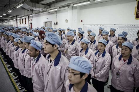 Chinese labor law states that temporary hires cannot exceed 10% of the total employed workers. Behind the scenes at Apple's controversial China iPhone ...