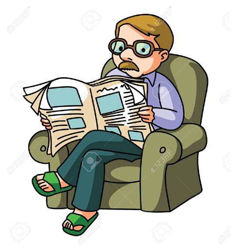 Clipart Reading Newspaper 20 Free Cliparts Download Images On