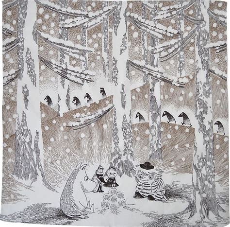 Illustration From The Book Moominland Midwinter 1957 By Finnish