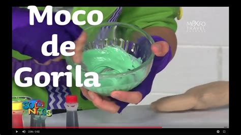 Como Hacer Moco De Gorila Slime Experimento Youtube
