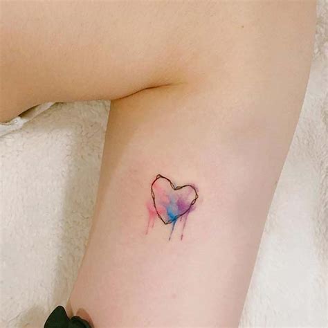 23 Super Cute Heart Tattoos For Girls Stayglam