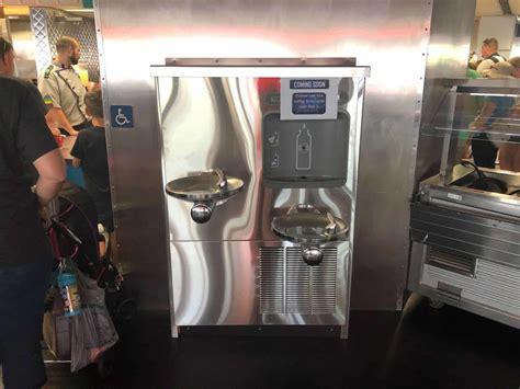 Photos New Water Fountains With Bottle Refill Stations Installed At