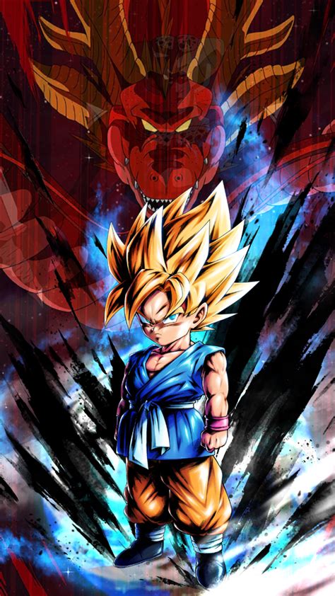 ¡únete a goku y sus amigos y lucha contra sus enemigos más poderosos! Super Saiyan Goku (GT) (SP) (GRN) | Dragon Ball Legends ...