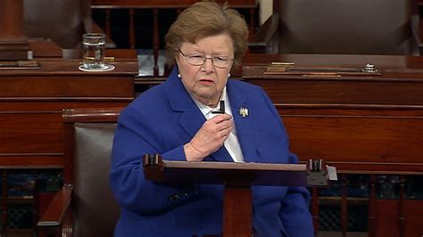 Longest Serving Woman Senator Barbara Mikulski Gives Farewell Address