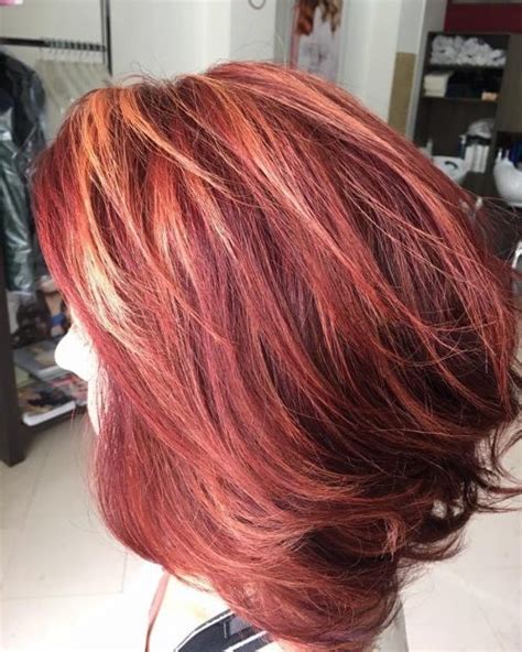 Beautiful color for brown hair with blonde highlights. 81 Auburn Hair Color Ideas in 2019 for Red-Brown Hair