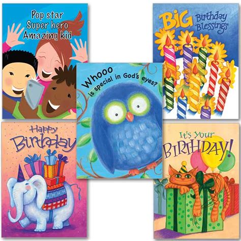 Kids Birthday Collection Assorted Birthday Cards