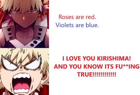 Poems For Loves Ones Roses Are Red Poems Kirishima Anime