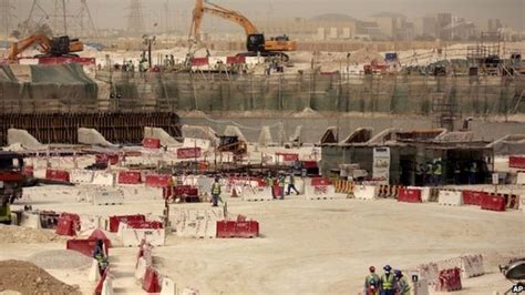 Qatar 2022 Forced Labour At World Cup Stadium Bbc News