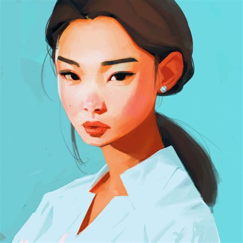 윤사무엘samuel Youn Kai Fine Art Woman Illustration Portrait