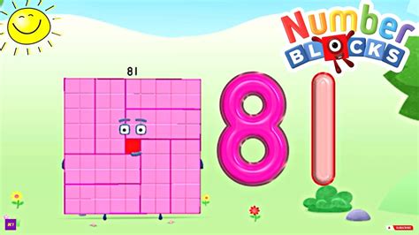 Numberblocks World App Meet Numberblocks Eighty One Number 81 Learn Tracing Educational