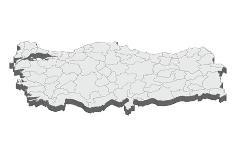 3d Map Illustration Of Turkey 6124646 Vector Art At Vecteezy