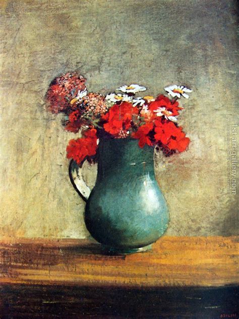Still Life With Flowers Odilon Redon Oil Painting Reproductions