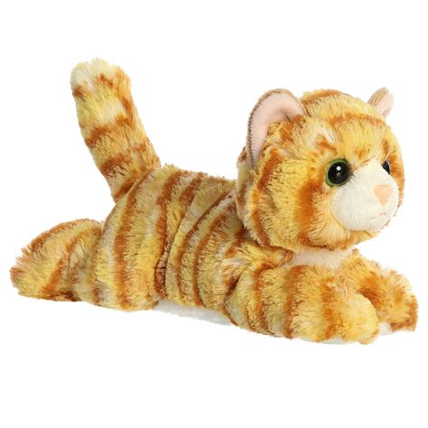 Aurora Mini Flopsie 8 Ginger Cat Plush Toy Animal Ebay