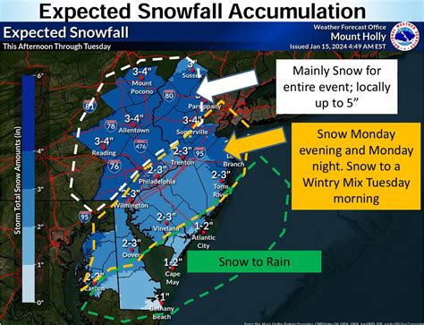 Nj Weather Up To 4 Inches Of Snow In Forecast Updates On Snowfall Amounts Timing